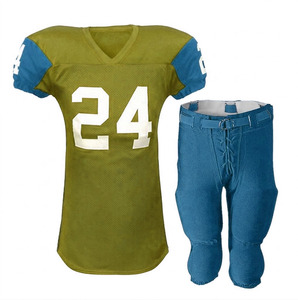 Nouveaux maillots de football américain au design tendance, uniformes personnalisés avec impression numérique, ensembles d'équipe en polyester respirant, les plus vendus, extensibles dans 4 directions - Product Image 4