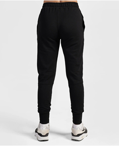 Pantalones Jogger Unisex Personalizados de Corte Regular, Cintura Alta, Dobladillo Dividido, Color Sólido, para Otoño, Mezcla de Algodón, Pantalones Deportivos con Cierre de Cordón - Product Image 6