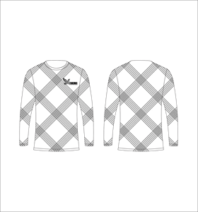 <b>Men</b> <b>s</b> <b>Long</b> <b>Sleeve</b> Plaid <b>T</b> <b>Shirt</b> O Neck Regular Fit Casual Wear With Front Logo Print Woven Fabric Wholesale OEM Custom - Product Image 1