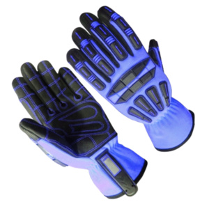 Heavy Duty Impact Resistant Mechanic Gloves Reinforced Synthetic Leather TPR Rubber Personal Protective Safety Gloves Designed - Product Image 5