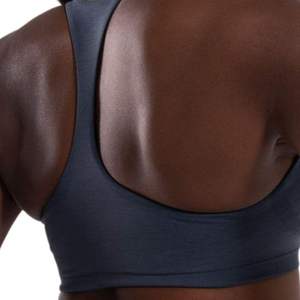 Custom Logo Dark Grey Sports <b>Bra</b> Women V Neck Thin Strap Seamless Workout <b>Crop</b> <b>Top</b> Fitness Gym Set Activewear Wholesale - Product Image 3