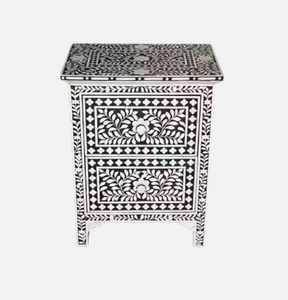 Mesa con Cajones con Incrustaciones de Hueso Hechas a Mano de Primera Calidad, Múltiples Diseños para Cada Estilo, Cajones con Incrustaciones de Hueso para Decoración del Hogar - Product Image 2