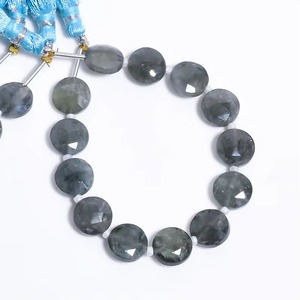 Piedra Preciosa Suelta de Aguamarina Natural Facetada en Forma de Moneda de 10 mm y 10.5 mm, Venta al por Mayor para la Fabricación de Joyas, Proveedor de Piedras de Aguamarina Azul - Product Image 6