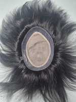 Perruque en cheveux humains indiens Remy naturels Taz Miraje, ondulations naturelles, ondulations aquatiques, prothèse capillaire, patchs Taz Hair BD