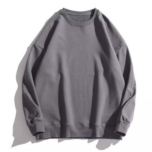 Sweat-shirts d'hiver basiques pour hommes, coupe ample, 300 g/m², 100 % coton épais, avec logo personnalisé, broderie et impression - Product Image 2