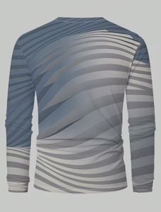 เสื้อสเวตเตอร์ผู้ชายทรงเข้ารูป แขนยาว คอโอ ผ้าถัก ระบายอากาศดี สวมใส่สบาย เหมาะสำหรับฤดูหนาว ผลิตจากผ้าฝ้าย 100% แขนปกติ เป็นมิตรต่อสิ่งแวดล้อม - Product Image 2