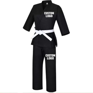 Wholesale High Quality Customizable Unisex Taekwondo Martial Arts Uniforms (Spandex/Polyester 160g) Breathable Quick Dry - Product Image 1
