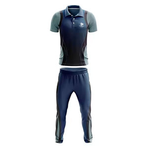 Tenue d'entraînement de cricket respirante, écologique, légère, en polyester de haute qualité, sur mesure, service OEM - Product Image 1
