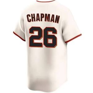 Qualité supérieure cousue avec soin # 16 Rafael Devers # 51 Jung Hoo Le # Maillot de baseball américain court noir en polyester/coton 26 Matt Chapman - Product Image 3