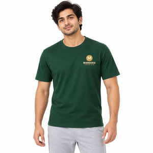 Camiseta Casual de Manga Corta con Cuello Redondo y Corte Holgado para Hombre, 100% Algodón, de Alta Calidad, Secado Rápido y Transpirable, Marca MANGOES FASHION - Product Image 1