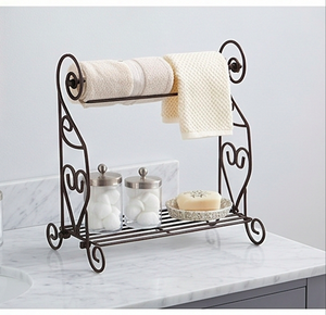 Traditional Heart Shape Free Standing Iron Tissue <b>Paper</b> Roll Holder For Stylish <b>Kitchen</b> Use Book Use And Towel Dispensing - Product Image 4
