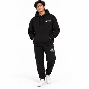 Conjunto Deportivo de Dos Piezas de Polialgodón para Invierno, Unisex, Resistente al Viento, Ecológico, de la Marca Premium Mangoes, con Logotipo Personalizado Bordado e Impreso - Product Image 1