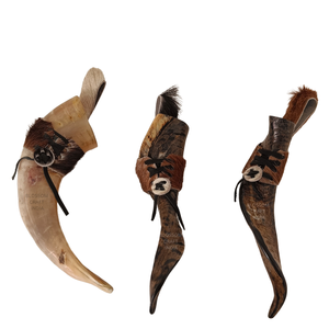 Cuerno de Beber Hecho a Mano de Primera Calidad, Cuerno de Búfalo, Buey o Vaca, Recipiente para Beber de Estilo Medieval - Product Image 1