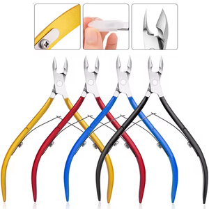 Precision <b>Cuticle</b> <b>Nippers</b> with Fine Pointed Cutting Edges for Removing Dead Skin and Maintaining Clean Healthy Nails - Product Image 5