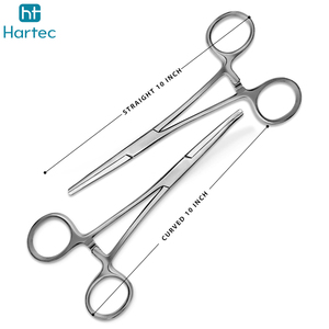 Pince de pêche professionnelle, paire de pinces hémostatiques à mâchoires droites et courbées, outils de dégorgeage robustes pour l'extraction des hameçons - Product Image 2