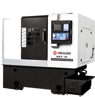 Tour CNC CK6140 de haute précision, automatique, à banc incliné, type vertical, pour le tournage de métaux et d'alliages d'aluminium