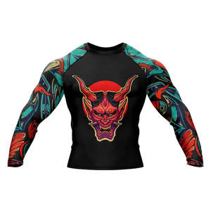 Top Selling Best Product Rash Guard In <b>Long</b> <b>Sleeve</b> Latest Design Mma Wear Solid Color Rash Guard - Product Image 1