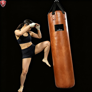 Sacos de Boxeo de Cuero para Entrenamiento de Kick Boxing y MMA, Pesados de 25 kg, Ligeros, Colores Personalizables, Logotipo, 1 Año de Garantía - Product Image 6