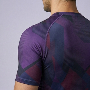Custom Mens Compression Sportswear <b>Shirt</b> <b>Half</b> Sleeve Breathable Workout Training Gym Fitness Activewear - Product Image 2