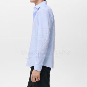 Camisas de Algodón para Hombre, Elegantes y Cómodas, Tejido de Mezcla de Algodón Suave, Ajuste Cómodo, Atuendo Diario Moderno - Product Image 3