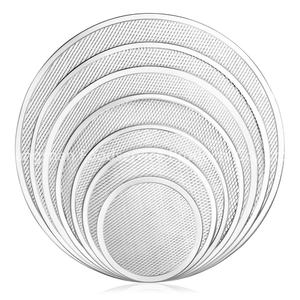 Bandeja Redonda para Pizza de Aluminio con Borde Sin Costuras, Utensilios de Cocina Sostenibles para Servicio de Alimentos Henry, Herramientas para Pizza - Product Image 5