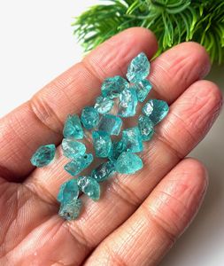 Sky Apatite Rough Gemstone Green Apatite <b>Raw</b> <b>Crystal</b> Loose Stone Jewelry Making Mineral Specimen Wholesale Supplier - Product Image 4
