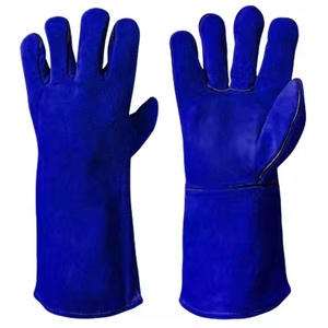 Guantes de Seguridad de Piel de Vacuno de Primera Calidad, Resistentes a la Vibración, al Calor y a las Chispas, con Puño de Seguridad Reforzado - Product Image 3