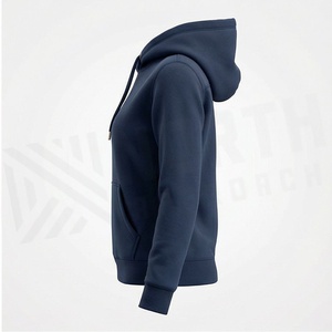 เสื้อฮู้ดดี้โอเวอร์ไซส์ทรงหลวมสำหรับผู้หญิง สกรีนโลโก้ตามสั่ง บริการพิมพ์ลาย OEM คุณภาพสูง 1 สีตามสั่ง - Product Image 3