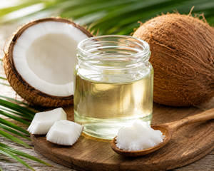 Aceite de coco virgen extra de alta calidad Aceite esencial puro para hidratar la piel Mejor precio Exportadores al por mayor Proveedores India - Product Image 1