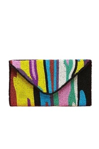 Perles de verre faites à la main broderie classique de luxe fantaisie à la mode forme personnalisée couleurs mélangées sac à main nouveaux sacs fourre-tout promotionnels - Product Image 4
