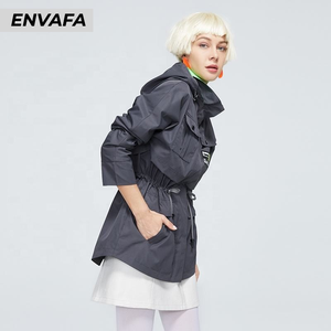 Chaqueta Cortavientos Personalizada con Logotipo, Chaqueta Cortavientos Impermeable Popular en el Oeste, Chaqueta Nueva de Moda Casual para Mujer de Primavera - Product Image 4