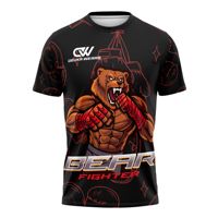 Conjunto de Ropa de Lucha Personalizada con Sublimación, Pantalones Cortos y Camiseta de MMA para Hombre, Dos Piezas, Ropa de Entrenamiento de Secado Rápido, Venta al Por Mayor
