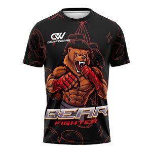 Conjunto de Karate y Muay Thai de Manga Corta con Logotipo Sublimado Personalizado OEM/ODM, Secado Rápido, Fibra de Spandex/Poliéster, Elástico para Kickboxing - Product Image 2