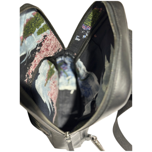 Bolso de Pecho Unisex de Cuero Genuino, Multifuncional, con Correa Ajustable, Herrajes Duraderos, Forro de Lona, Alta Calidad - Product Image 3