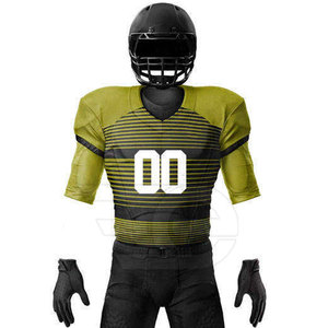 Uniforme de football américain de haute qualité à manches courtes, léger, personnalisé pour les joueurs, vêtements de sport pour l'entraînement des équipes, pour hommes - Product Image 4