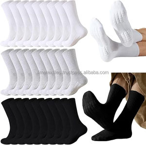 Hot-selling Winter Standard Towel Bottom Knitted Black White NK Solid Color Crew Sports <b>Socks</b> <b>Running</b> Basketball Training - Product Image 3