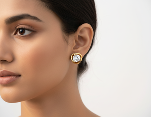ต่างหูทอง 14k ลายวน ประดับเพชร VVS1 คุณภาพสูง ทรงแฟนซี ดีไซน์ทันสมัย เหมาะเป็นของขวัญแต่งงาน สำหรับผู้หญิง ได้รับการรับรองจาก IGI - Product Image 2