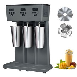Frullatore Elettrico Commerciale a Tre Teste da 375W con LED e Microinterruttore Intelligente per Milkshake e Bevande - Product Image 1