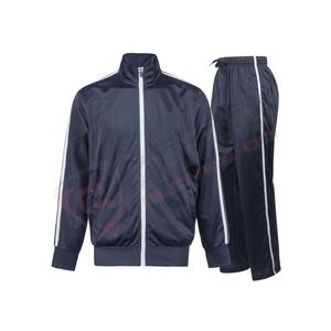 <b>Men's</b> Custom Logo Sportswear Winter Running Tracksuits With Striped Design Hot Sale Casual Sweatsuits <b>For</b> Workout Fitness - Product Image 3