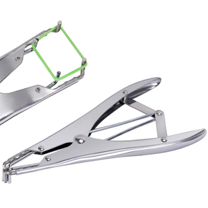 Pince de castration pour porcs et chèvres, avec anneaux de castration élastiques en caoutchouc, pour animaux d'élevage, sans saignement, et pince à queue cassée - Product Image 1