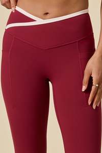 High waist <b>flared</b> <b>leggings</b> Four-way stretch yoga pants Quick dry activewear Lightweight workout <b>leggings</b> - Product Image 4