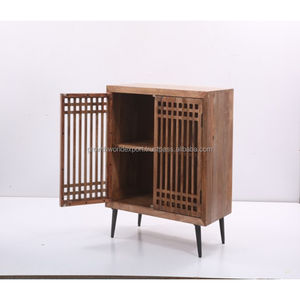 Aparador de madera maciza Industrial moderno 2025, muebles de Buffet de calidad con acabado Natural para comedor, hogar, bares, salas de estar, hoteles - Product Image 4