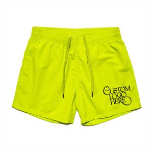 Trajes de Baño Personalizados OEM para Hombre, Shorts de Baño Elásticos de Secado Rápido, Shorts de Playa con Bolsillos y Forro Sublimado - Product Image 5