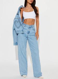 HANO 2024 Nouveau pantalon cargo droit en toile respirante pour femme, avec coutures à nœuds, taille mi-haute élastique, à lacets, non tissé, coupe ample, collection printemps - Product Image 1