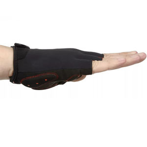 ถุงมือปั่นจักรยานหนังกันน้ำแบบครึ่งนิ้วสำหรับฤดูร้อน ป้องกันแรงกระแทก ระบายอากาศได้ดี เหมาะสำหรับจักรยานเสือภูเขา กีฬา ฟิตเนส ตกปลา ใช้ได้ทั้งชายและหญิง - Product Image 6