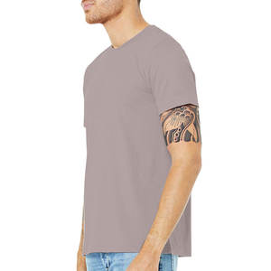 Classic <b>Peach</b> Crew Neck T-Shirt for Men 100% Cotton Regular Fit Short Sleeve Casual Summer <b>Top</b> Front Logo Quick Dry Breathable - Product Image 5