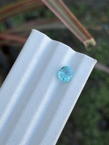 Turmalina Paraiba natural ovalada, piedra preciosa suelta, auténtica piedra preciosa azul verdosa para la elaboración de joyería fina, regalo. - Product Image 3