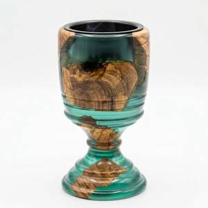Brûleur d'encens Bakhoor en bois et résine époxy aromatique, fait main, écologique, de qualité supérieure, pour la maison, le bureau, le Ramadan, l'Aïd, les cadeaux festifs - Product Image 5