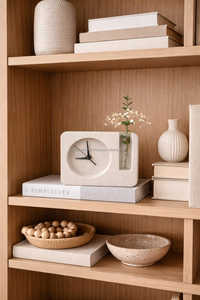 CRAFT EXIM Luxury Natural <b>Marble</b> Quartz Battery Operated Desk <b>Clock</b> Art Deco Design Customised Shape Premium Handcrafted Decor - Product Image 6