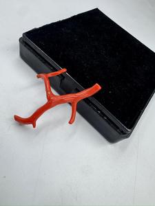 ลูกปัดปะการังแดงอิตาลีรูปทรงกิ่งไม้ พลอยดิบสำหรับทำเครื่องประดับ ปะการังธรรมชาติรูปทรงต้นไม้ พลอยคุณภาพสูง - Product Image 3